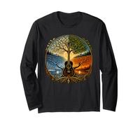 The Lake Seasons Nature Music Guitare Acoustique Manche Longue
