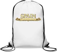 The Land of Sun and History Sac de gym décontracté avec cordon de serrage Blanc