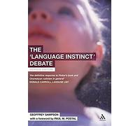The 'language Instinct' Debate