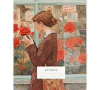 The Language of Roses: captures the essence of romance and nostalgia, featuring a beautiful window display of vibrant red roses.