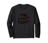 The Last Fight Black Graffiti Style Design Manche Longue