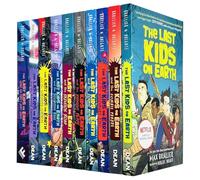 The Last Kids on Earth Series 10 Books Collection Set By Max Brallier (Last Kids On Earth, Zombie Parade, Nightmare King, Cosmic Beyond, Midnight Blade, Skeleton Road, June's Wild Flight & More)