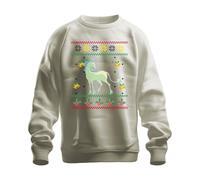 The Last Licorne - Ugly Christmas Sweater Noël Pull unisexe, naturel, 3XL