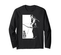 The Last of Us Ellie Bow Black and White Video Game Manche Longue