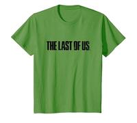 The Last of Us Iconic Distressed Big Chest Logo T-Shirt, Enfant, Herbe, 8 Ans