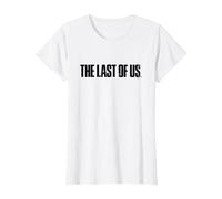 The Last of Us Iconic Distressed Big Chest Logo T-Shirt, Femme, Blanc, M