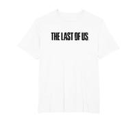 The Last of Us Iconic Distressed Big Chest Logo T-Shirt, Homme Grandes Tailles, Blanc, 2X Tall