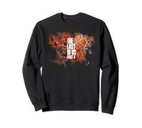 The Last of Us Part II Bold Text Red Cordyceps Background Sweatshirt