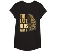 The Last of Us Part II Golden Moth and Leaves Video Game T-Shirt, Fille, Noir, M