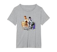 The Last of Us Part II Iconic Abby Ellie Watercolor Floral T-Shirt, Femme Grandes Tailles, Gris Chiné, 6X