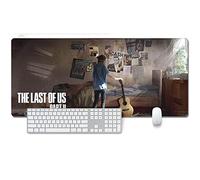 The Last of us Part Tapis de Souris XXL 900x400mm Hydrorésistant Anime Mouse Pad Grand Tapis de Souris Gamer avec Base en Caoutchouc Anti-Glissant Surface Texturée pour Ordinateur et PC, A, A