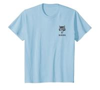 The Last of Us W.L.F. Wolf Front and Back Video Game T-Shirt, Enfant, Bleu Céleste, 6 Ans