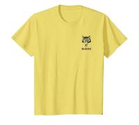 The Last of Us W.L.F. Wolf Front and Back Video Game T-Shirt, Enfant, Citron, 10 Ans