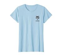 The Last of Us W.L.F. Wolf Front and Back Video Game T-Shirt, Femme, Bleu Céleste, S