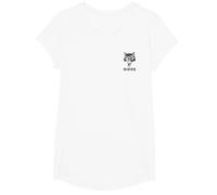 The Last of Us W.L.F. Wolf Front and Back Video Game T-Shirt, Fille, Blanc, M