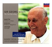 The Last Recording : Bartok, Kodaly & Weiner Choeurs & Orch. Festival De Budapest