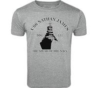 The Last Ship USS Nathan James Mens Grey T-Shirt 3XL