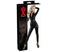 The Latex Collection 29000681051 Latex Catsuit-29000681051, Noir, XL Femme