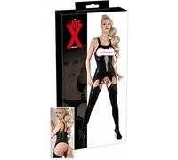 The Latex Collection Femme 29006531021 Basque En Noir Avec Des Tasses Ouvertes, (Nero 001), S