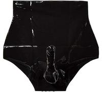 The Latex Collection Homme 29100711161 Pantalon en Latex pour Homme Noir, Noir (Nero 001), S-M EU