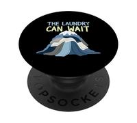 The Laundry Can Wait Procrastinating Fatigué Busy Parent PopSockets PopGrip Adhésif