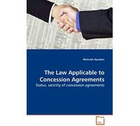 The Law Applicable To Concession Agreements
