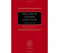 The Law Of Higher Education