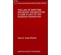 The Law Of Maritime Boundary Delimitation