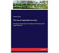 The Law Of Negotiable Securities