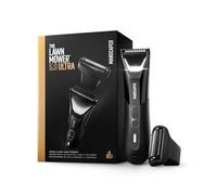The Lawn Mower® 5.0 ULTRA de MANSCAPED® Tondeuse Corps & Zone intime SkinSafe® pour Homme - Deux têtes de rasage, Tonte & Rasage de près, Étanche, Recharge USB, Étui de protection