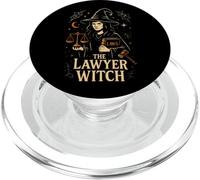 The Lawyer Witch Fantasy Legal Magic Design PopSockets PopGrip pour MagSafe