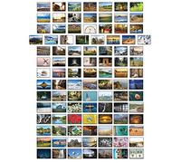 the lazy panda card company Lot de 100 cartes postales différentes