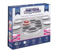 The Lazy Susan Revolution - Le Premier Plateau tournant breveté Lazy Susan pour Tables rectangulaires Longues et oblongues - Extensible Lazy Susan pour Tables de Cuisine et de Salle à Manger -
