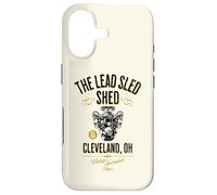The Lead Sled Shed Cleveland Ohio Vintage Car Design Coque pour iPhone 17