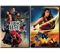 The League of heroes Movie 2 Pack Justice League DVD & DC Wonder Woman Super Hero Double Feature Wonder Woman / Batman / Superman / The Flash / Cyborg / Aquaman