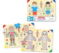 The Learning Journey: Lift & Learn Inside of Me - Puzzle de 28 pièces en couches - Jouet éducatif d'apprentissage pour enfants de 3 ans et plus