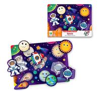 The Learning Journey Puzzle spatial Lift & Learn - 26 pièces - Carton sur le thème de l'espace extra-atmosphérique pour les tout-petits de 2 à 5 ans