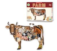 The Learning Journey: Wildlife World - Puzzle de ferme - 200 pièces - Puzzle stimulant - Jeu intellectuel d'apprentissage éducatif pour enfants âgés de 6 à 12 ans