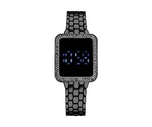 The LED Display Touchs Montre électronique pour femme Grand écran, Noir , taille unique