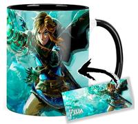 The Legend 000 Of Zelda Tears Of The Kingdom C Tasse Ceramique Intérieure et Poignée Noire Mug