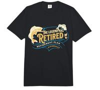 The Legend a retiré Son Plan de Retraite Fishally Fun Fishing Comfort Colors Adult Heavyweight T-Shirt