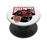 The Legend Basketball Gorilla Slam Dunk Illustration Graphic PopSockets PopGrip Adhésif