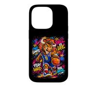 The Legend Basketball Player Graffiti Graphic Art Coque pour iPhone 14 Pro