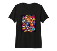 The Legend Basketball Player Graffiti Graphic Art T-Shirt Haut de Gamme