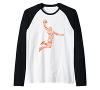 The Legend Basketball Slam Dunk for The Basketball Lovers Manche Raglan