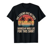 The Legend Has Retired Funny Retirement Quote T-Shirt