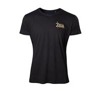 The Legend of Zelda Breath of The Wild - Golden Game Logo T-Shirt Noir M