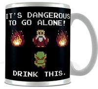 The Legend Of Zelda - Tasse à café "Drink This" PM3151 (taille unique) (Noir/Blanc)