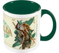 The Legend Of Zelda : Tears Of The Kingdom - Tasse à café "Link Unleashed" PM7458 (Taille unique) (Beige/Vert)