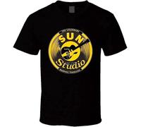 The Legendary Sun Studio Memphjis Rock and Roll T Shirt Manches Courtes(Medium)